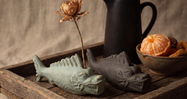 Nanal Fish Ceramic Vase