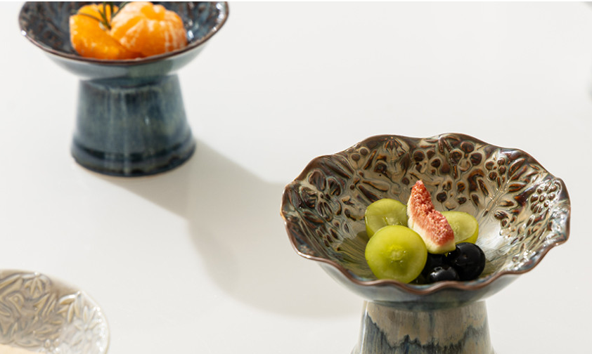 Nanal Wildflower Pedestal Bowl